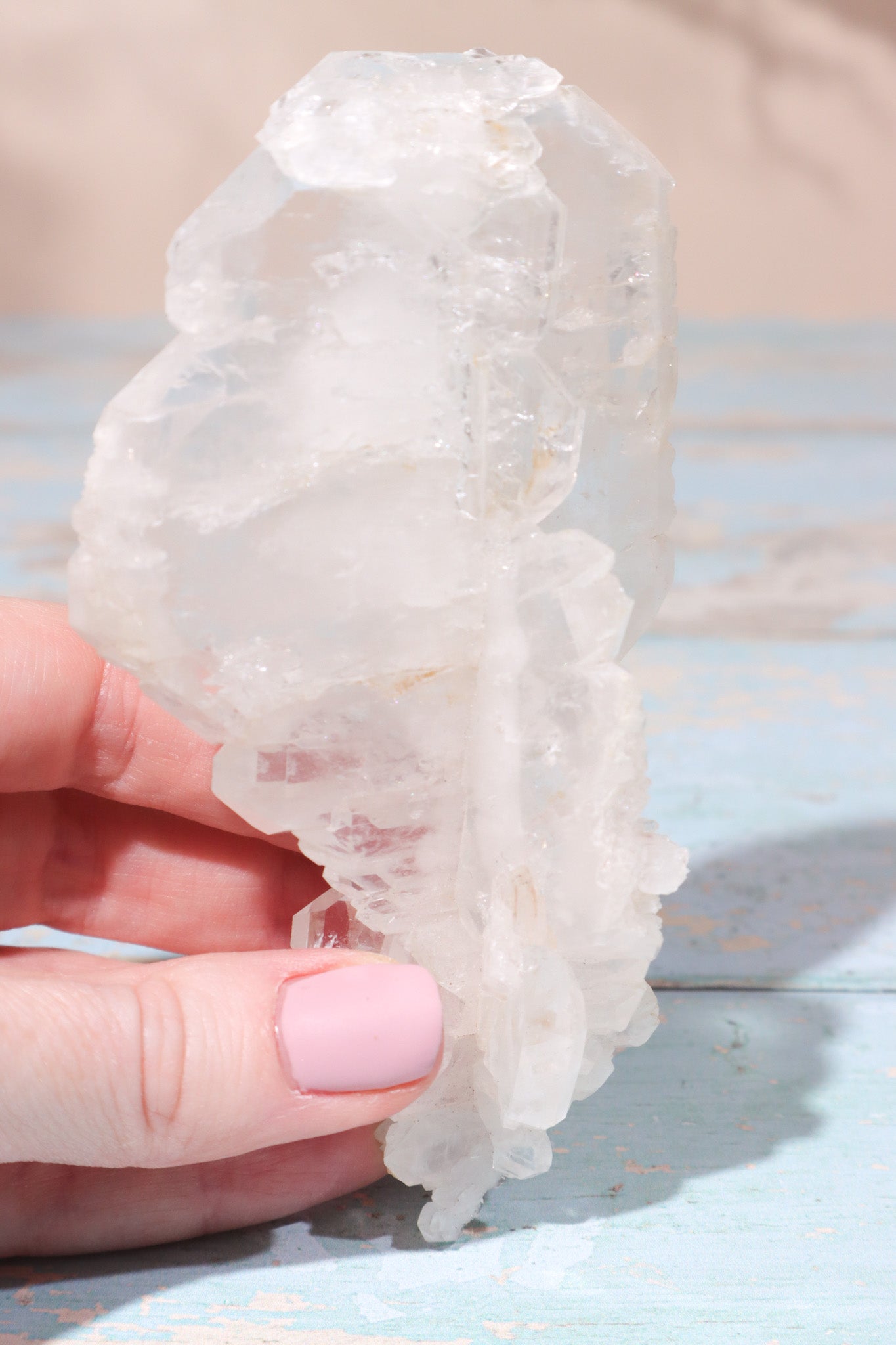 Blue mist Lemurian Quartz