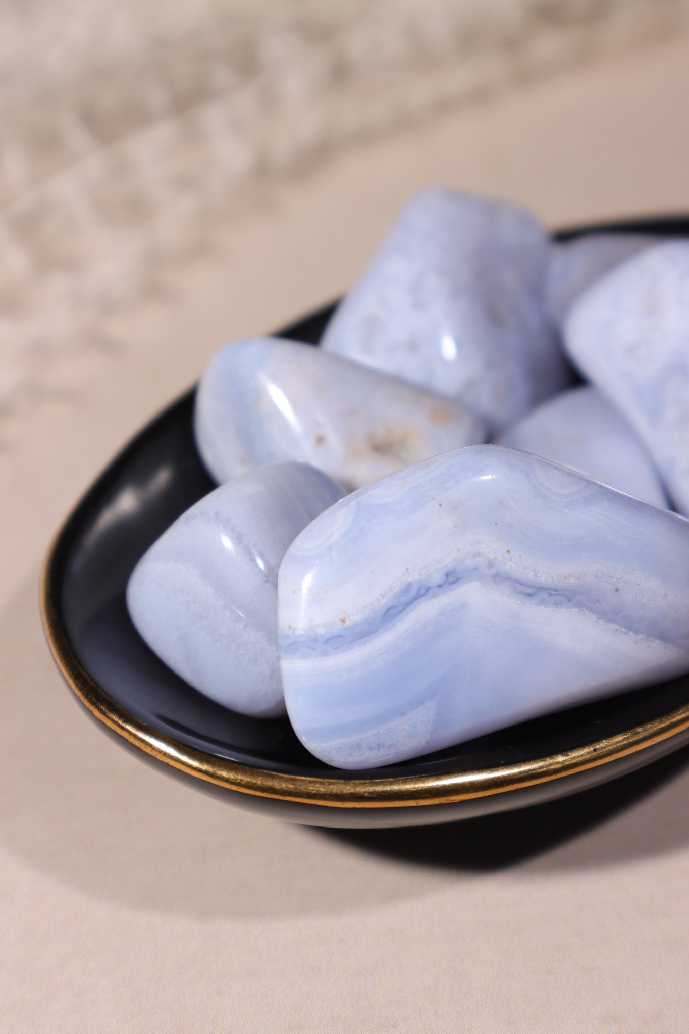 Blue Lace Agate Tumblestones