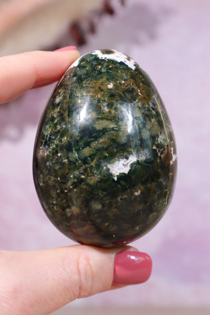 8th Vein Ocean Jasper Egg 6.7cm Eggs Tali & Loz