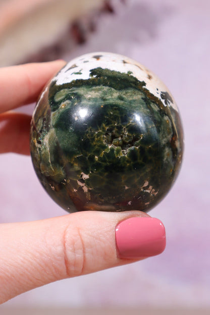 8th Vein Ocean Jasper Egg 6.7cm Eggs Tali & Loz