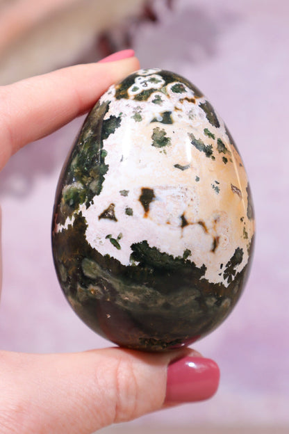 8th Vein Ocean Jasper Egg 6.7cm Eggs Tali & Loz Crystals