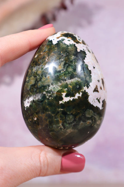 8th Vein Ocean Jasper Egg 6.7cm Eggs Tali & Loz