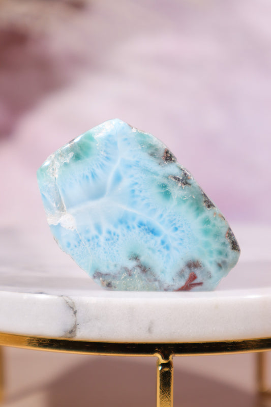 Larimar Freeform Slice 36.10gr