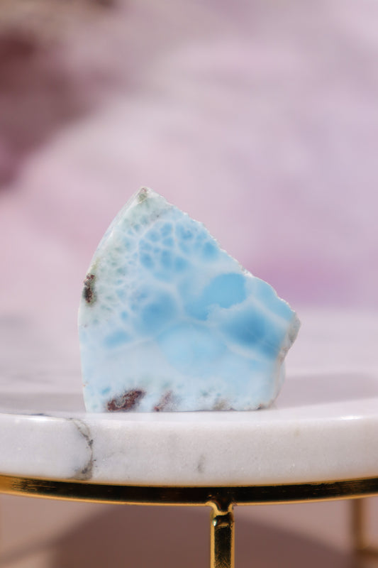 Larimar Freeform Slice 26.34gr