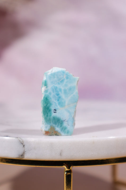 Larimar Freeform Slice 11.43gr