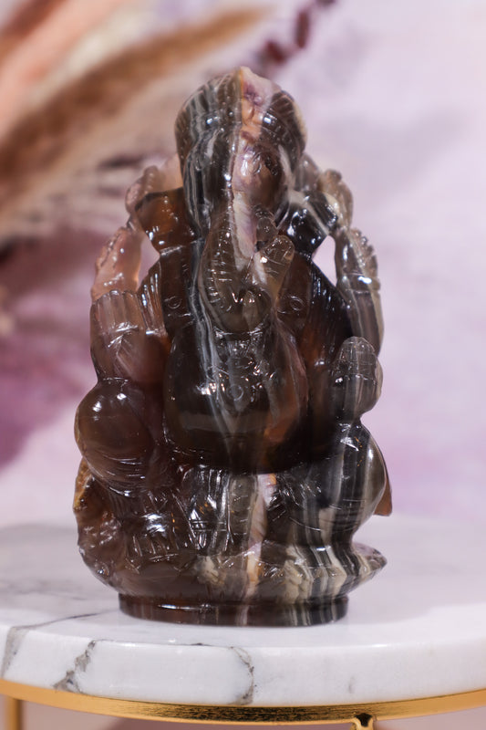 Fluorite Ganesh 11.5cm