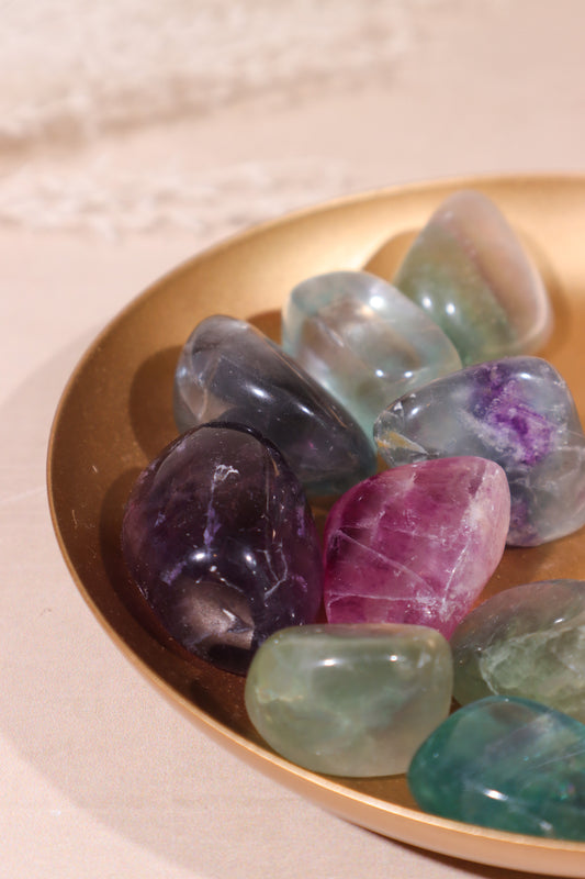 Fluorite Tumblestones 20-30mm