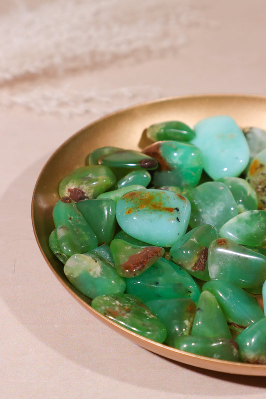 Chrysoprase Tumblestones 20-30mm