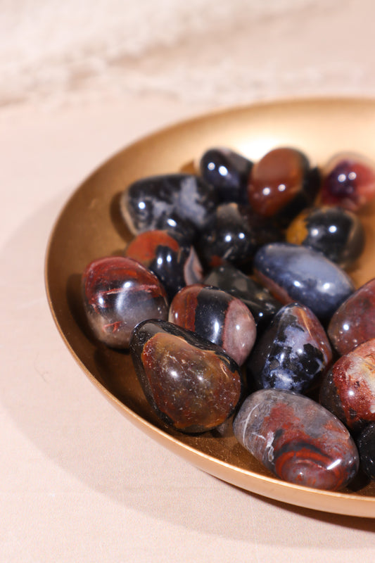 Black Sardonyx Tumblestones 20-30mm