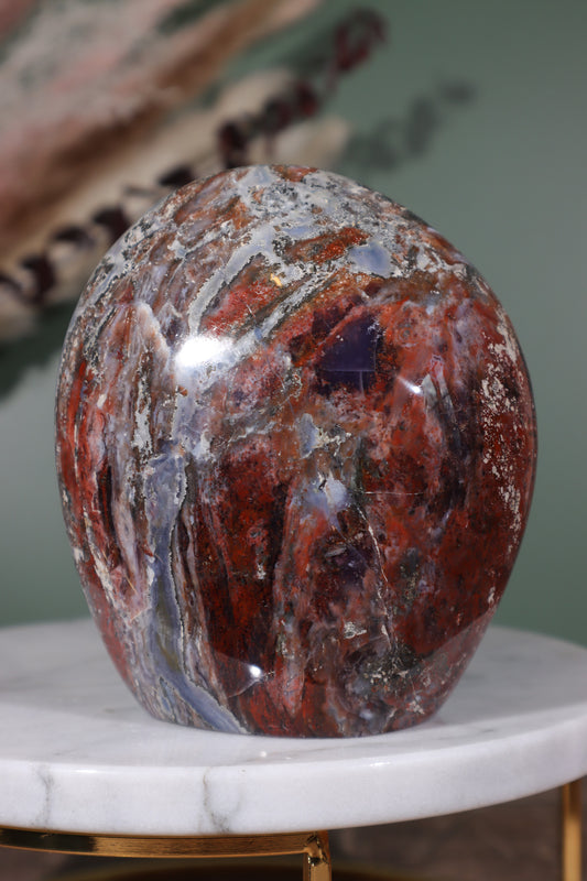 Red Blue Agate Freeform 0.6kg