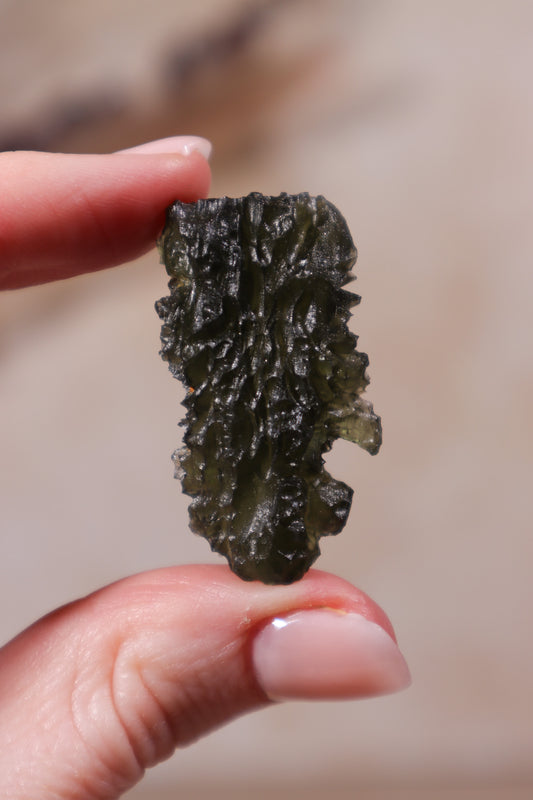 Moldavite Tektite 8.29gr Museum Grade