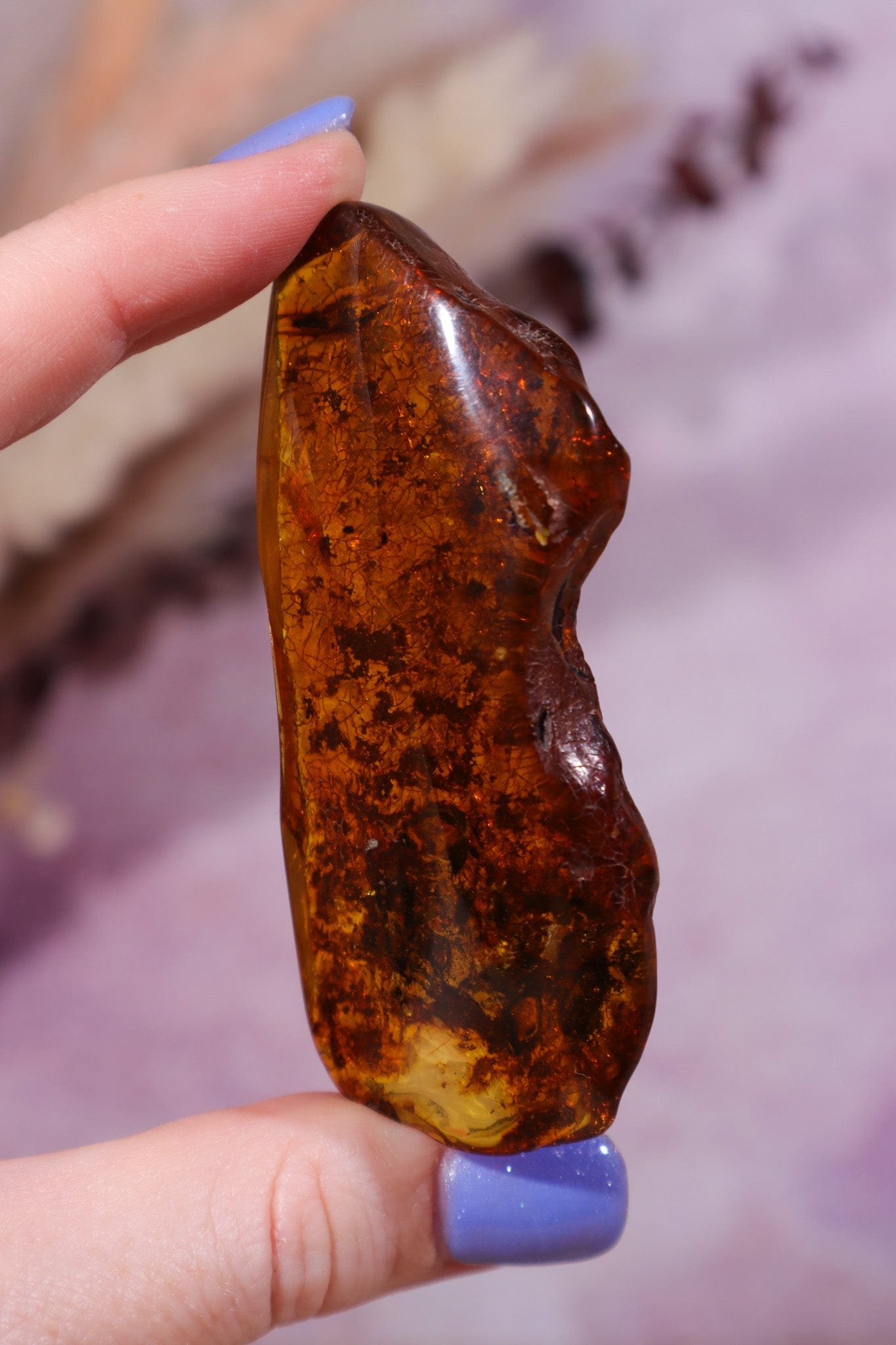 Amber 18.5gr Baltic Rough Crystals Tali & Loz Crystals