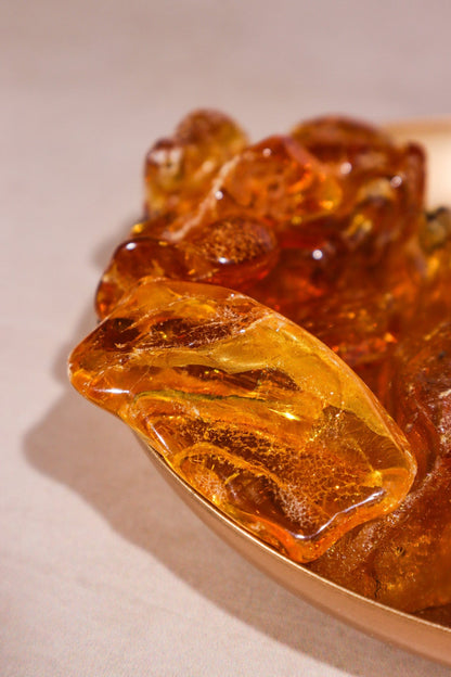 Amber 4.6gr India Rough Crystals Tali & Loz Crystals