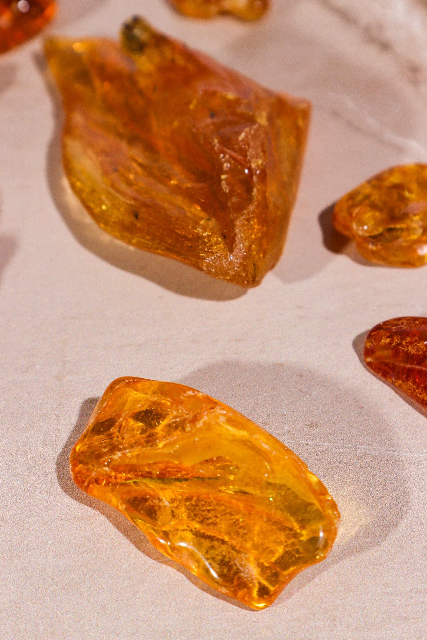 Amber 4.6gr India Rough Crystals Tali & Loz Crystals