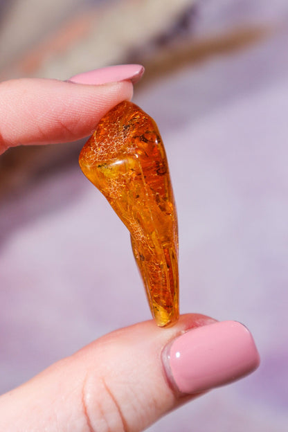 Amber 4.6gr India Rough Crystals Tali & Loz Crystals