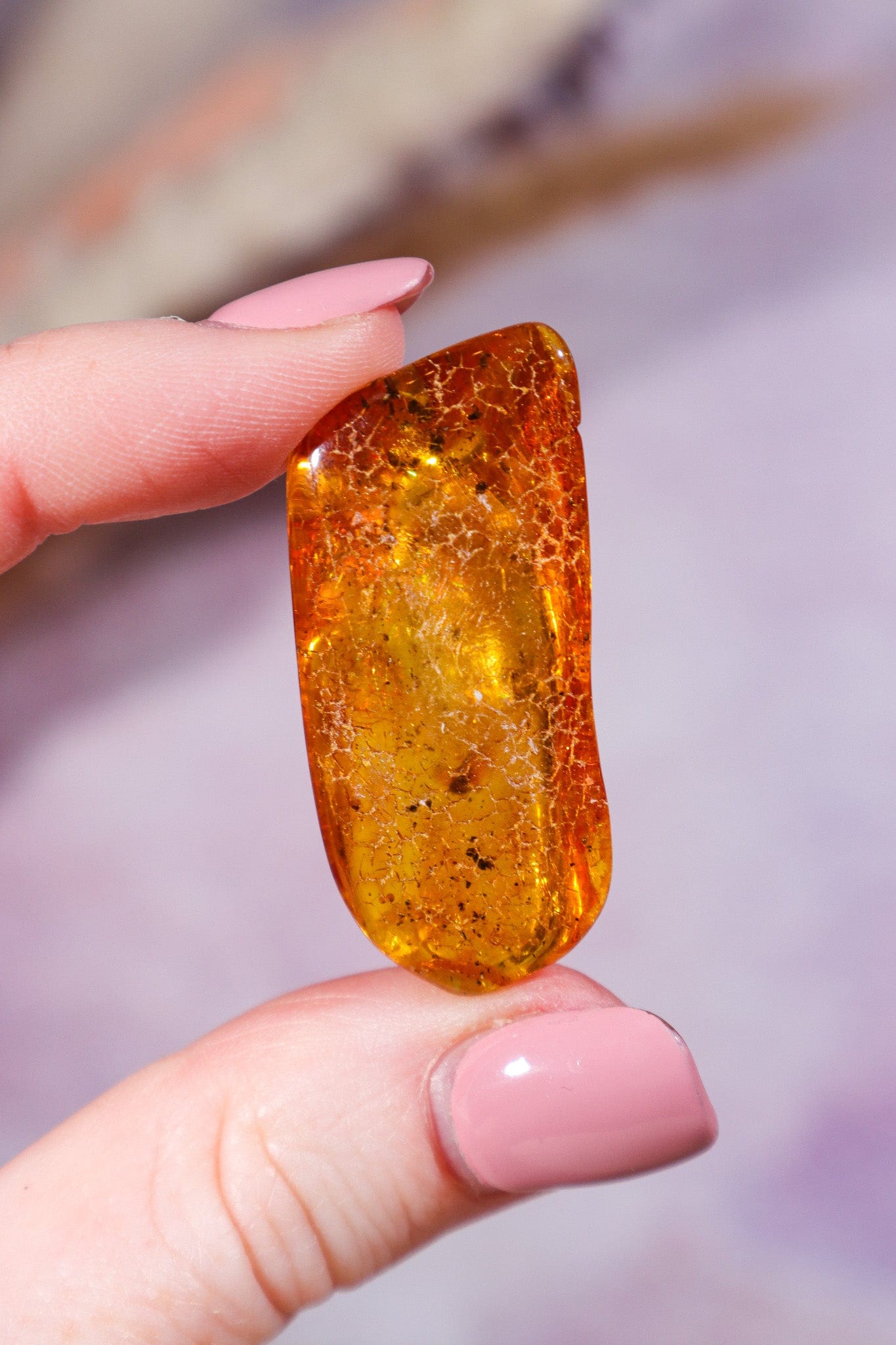 Amber 4.6gr India Rough Crystals Tali & Loz Crystals