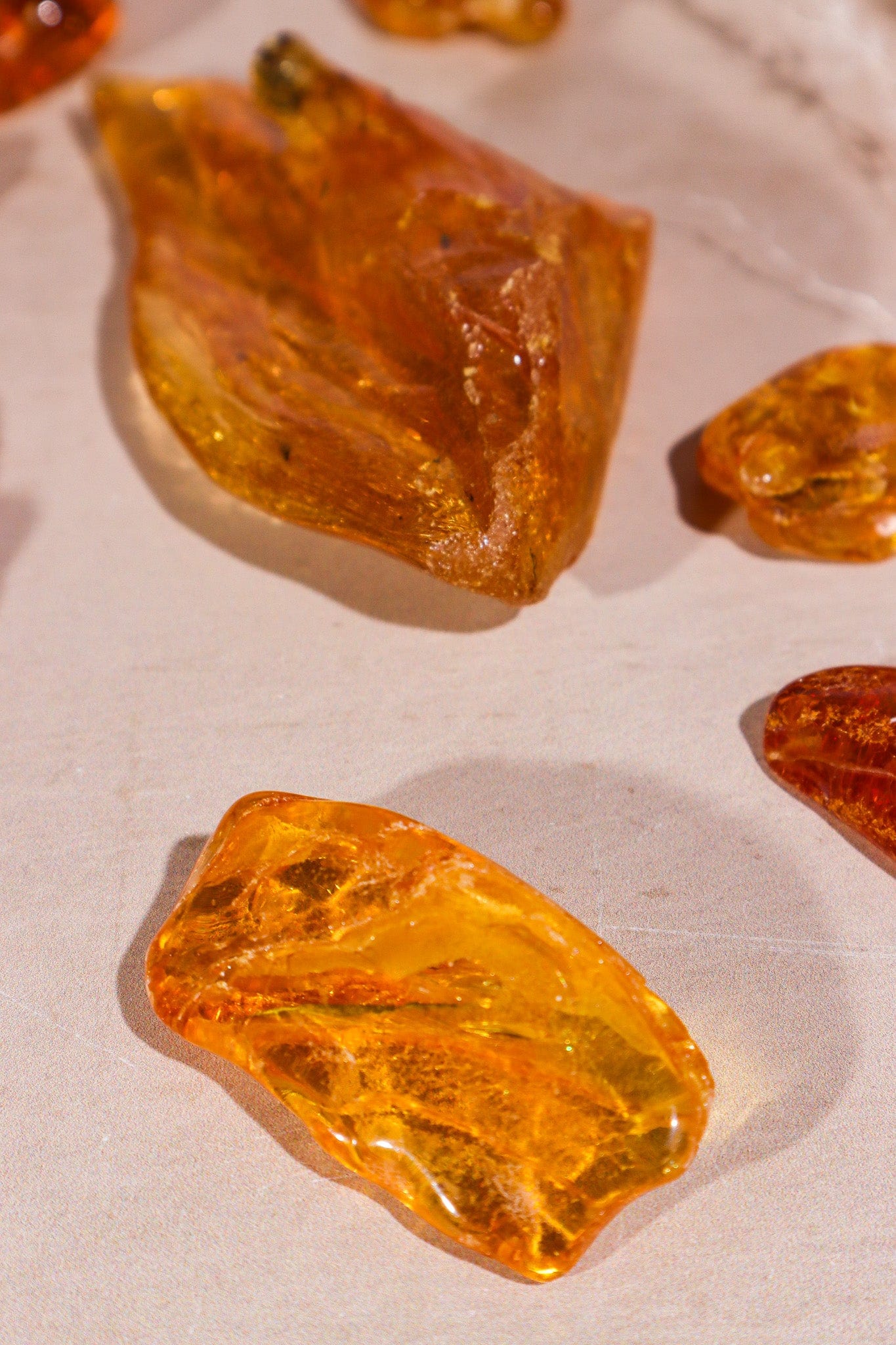 Amber 8.1gr India Rough Crystals Tali & Loz Crystals