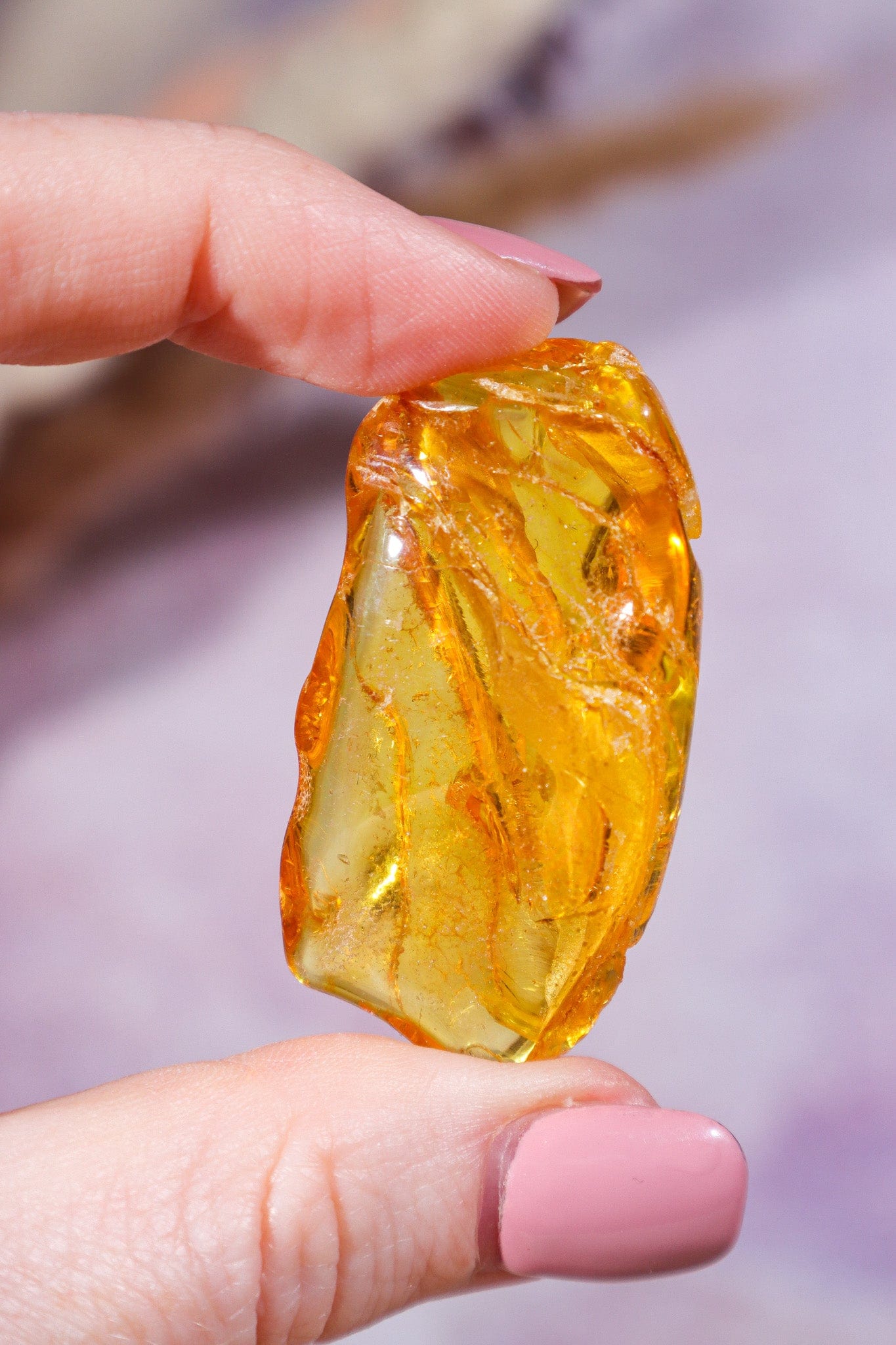 Amber 8.1gr India Rough Crystals Tali & Loz Crystals