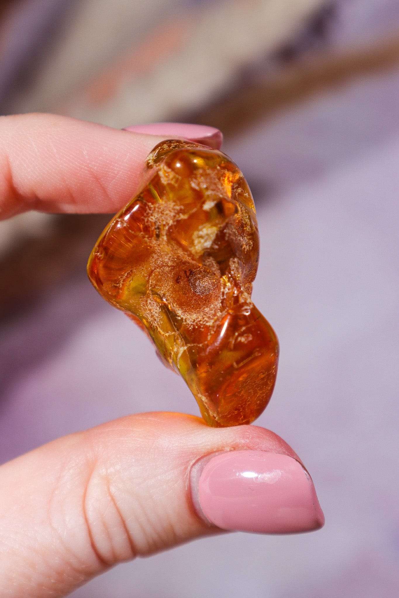 Amber 9.6gr India Rough Crystals Tali & Loz Crystals