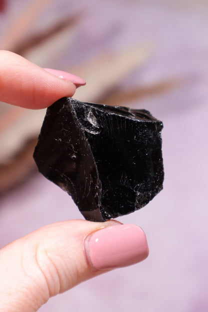 Black Obsidian Rough 30-50mm Rough Crystals Tali & Loz Crystals