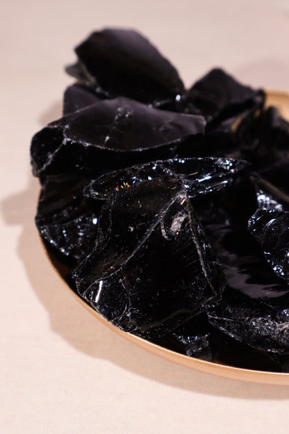 Black Obsidian Rough 30-50mm Rough Crystals Tali & Loz Crystals