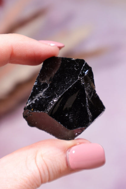 Black Obsidian Rough Pieces Rough Crystals Tali & Loz