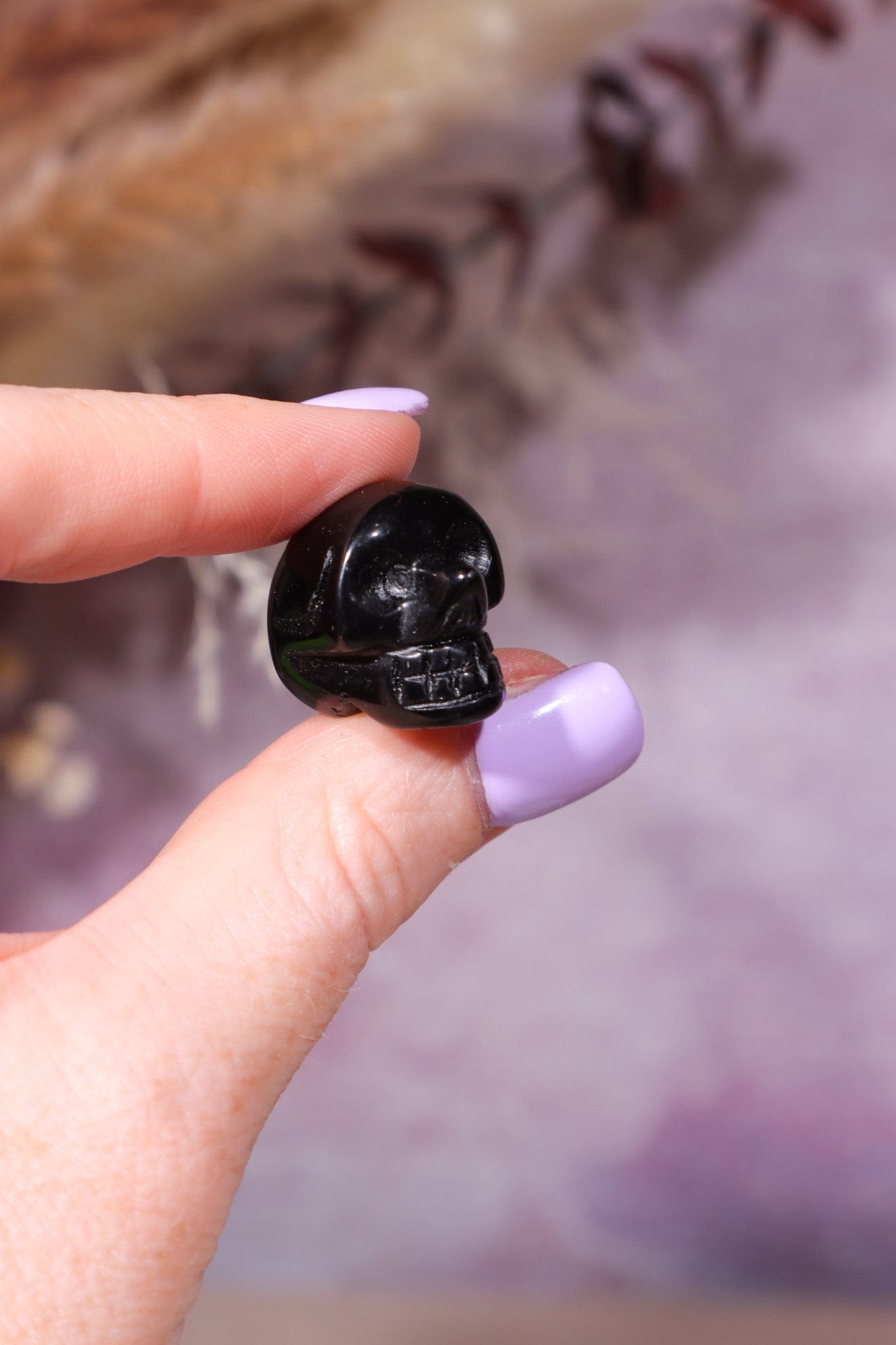 Black Obsidian Skulls 2cm Skulls Tali & Loz