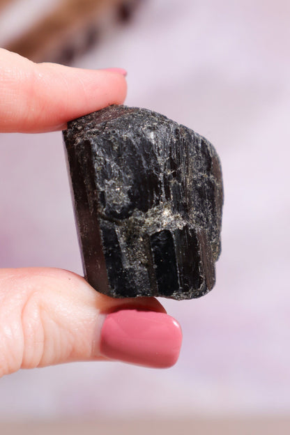 Black Tourmaline Crystals 30-40mm Rough Crystals Tali & Loz Crystals