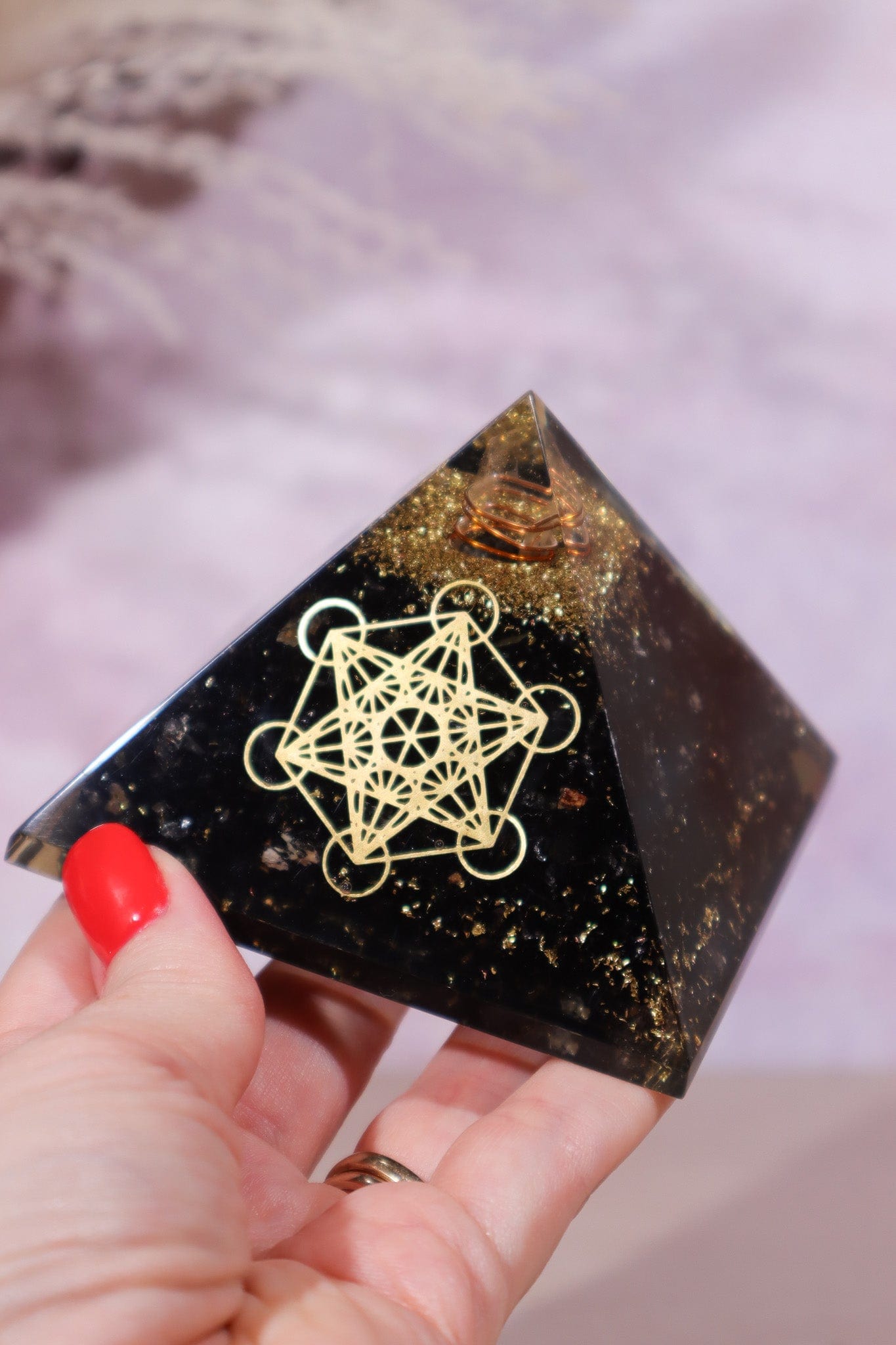 Black Tourmaline Orgone - Metatron 6.5cm - Tali & Loz Crystals