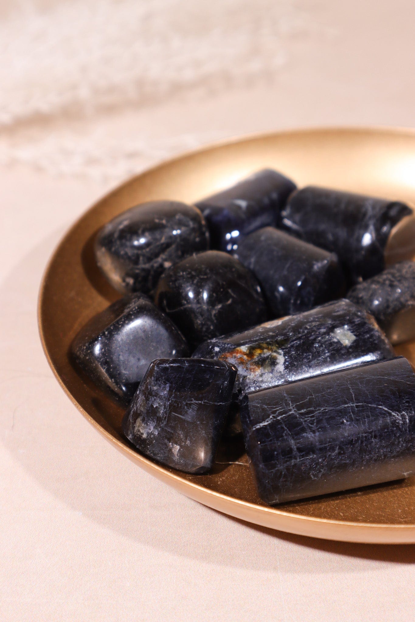 Black Tourmaline Tumblestones 20-40mm Tumblestones Tali & Loz Crystals