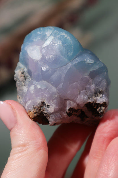 Blue and Pink Smithsonite Specimen 143gr - Tali & Loz Crystals