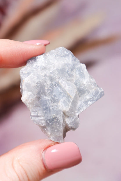 Blue Calcite Rough Crystals Rough Crystals Tali & Loz