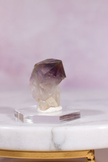 Brandberg Amethyst and Rutile Scepter 3cm Rocks & Fossils Tali & Loz Crystals