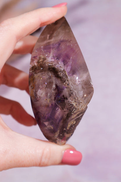 Brandberg Amethyst Fenster Freeform 186gr Rocks & Fossils Tali & Loz Crystals