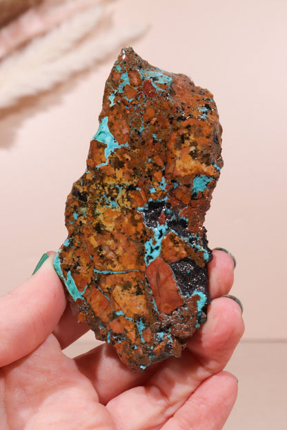 Chrysocolla Slice 60g Slices Tali & Loz Crystals