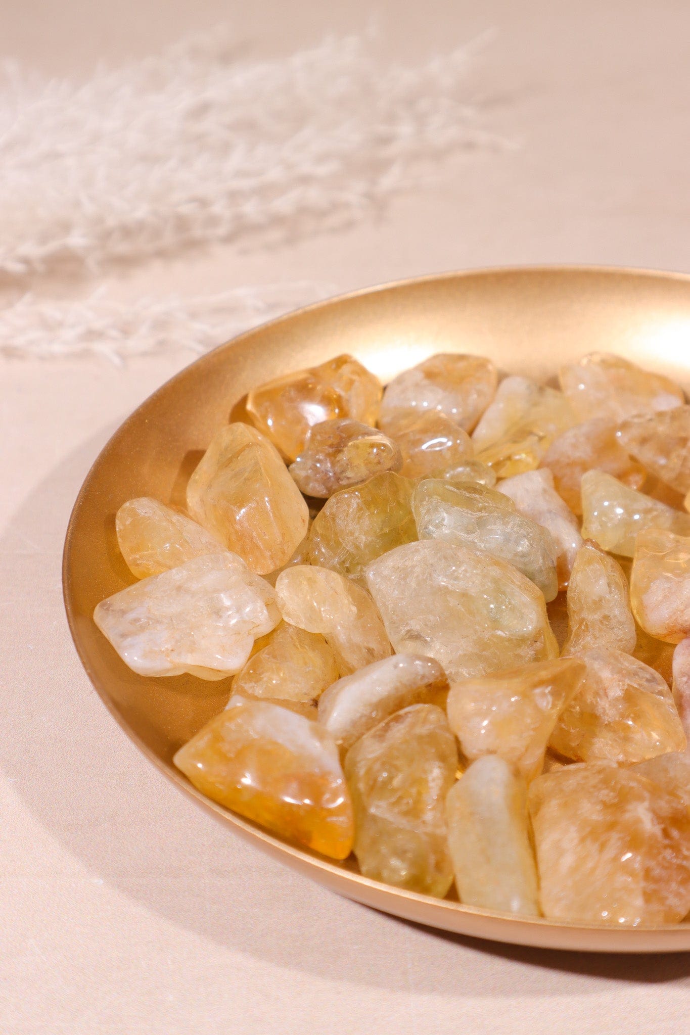 Citrine Tumblestones (heated) 20-30mm - Tali & Loz Crystals