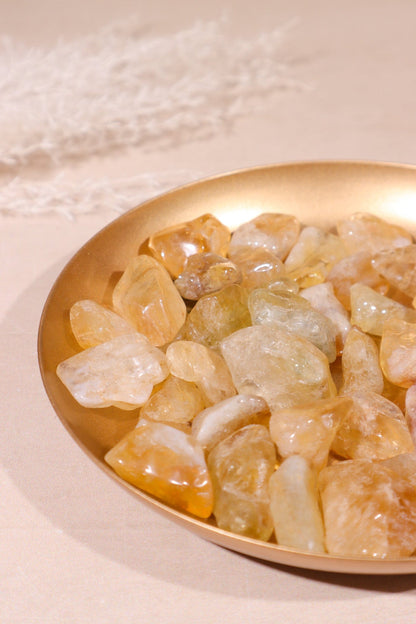 Citrine Tumblestones (heated) 20-30mm - Tali & Loz Crystals