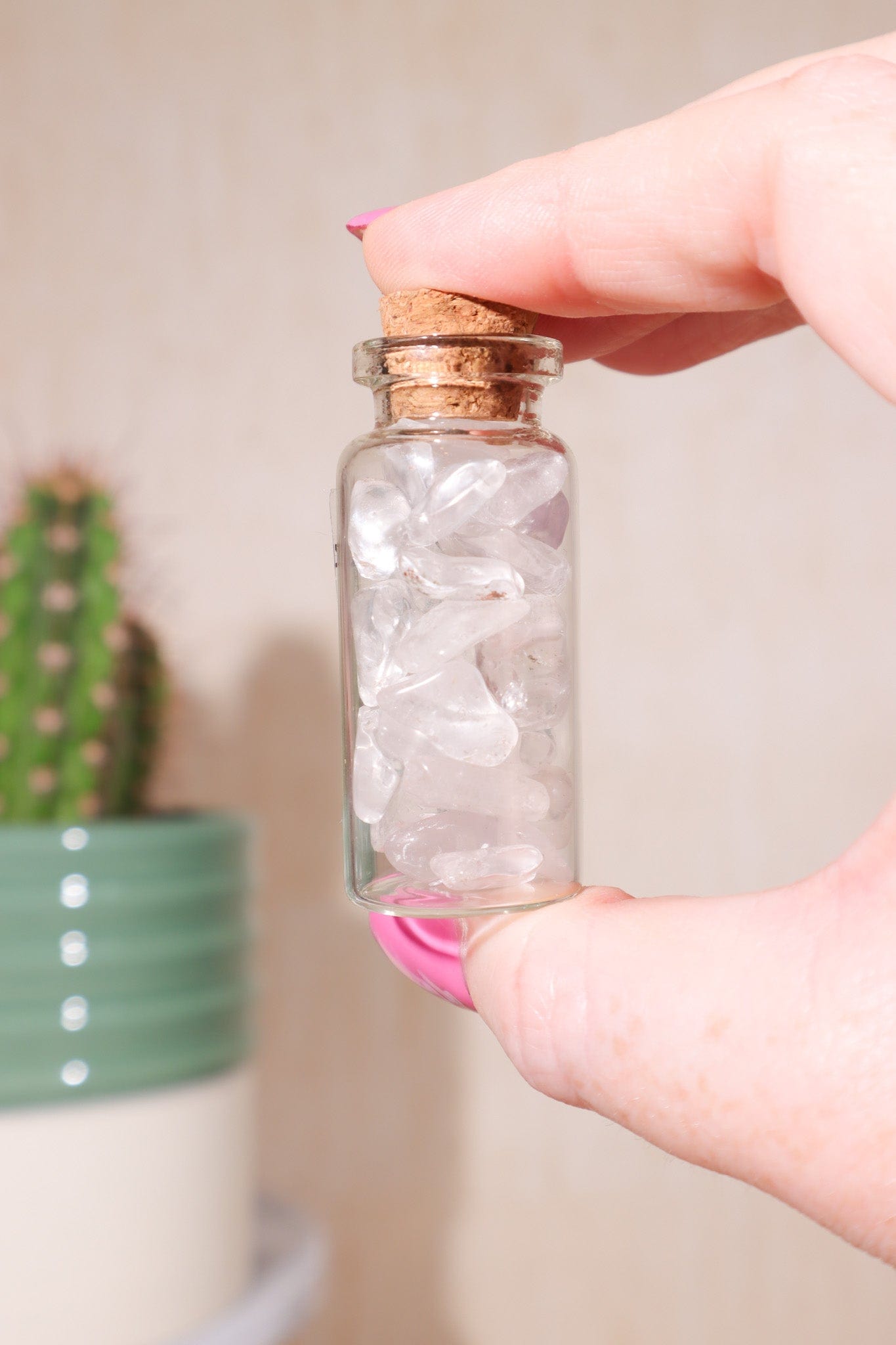 Clear Quartz Chip Bottles 10ml Crystal Chips Tali & Loz Crystals