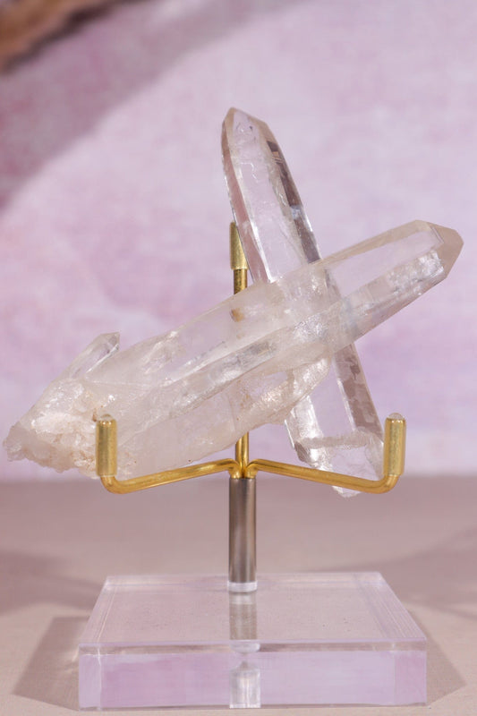 Clear Quartz Cross Formation 96gr Clusters Tali & Loz Crystals