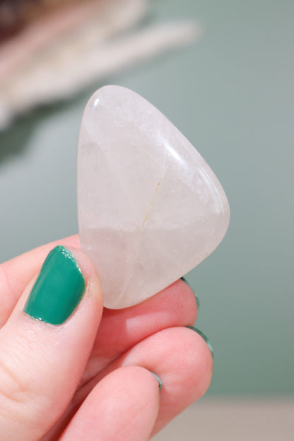 Clear Quartz Palmstones 4cm - Tali & Loz Crystals