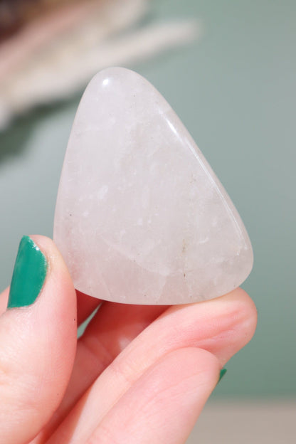 Clear Quartz Palmstones 4cm - Tali & Loz Crystals