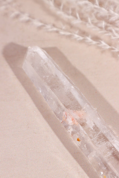 Clear Quartz Rough Wand 18cm Sphere Tali & Loz Crystals