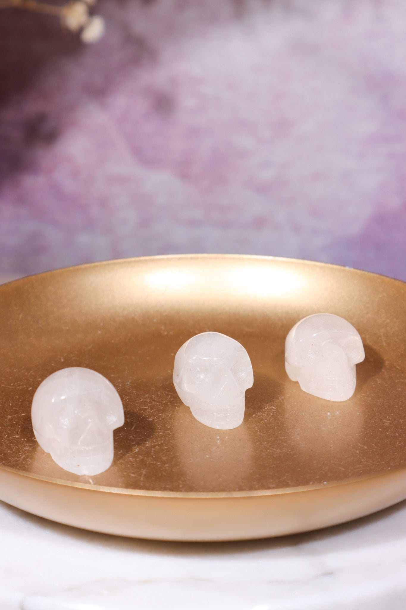 Clear Quartz Skulls 2cm Skulls Tali & Loz Crystals