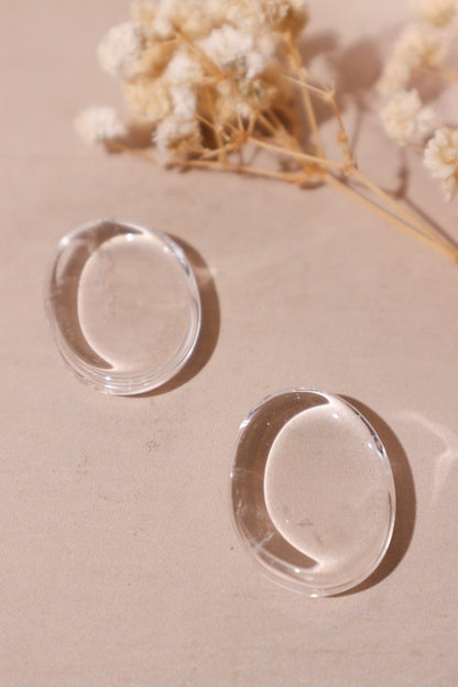 Clear Quartz Thumb Stones Worry Stones Tali & Loz