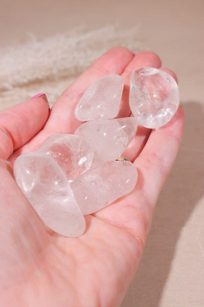 Clear Quartz Tumblestones 20-40mm Tumblestones Tali & Loz Crystals