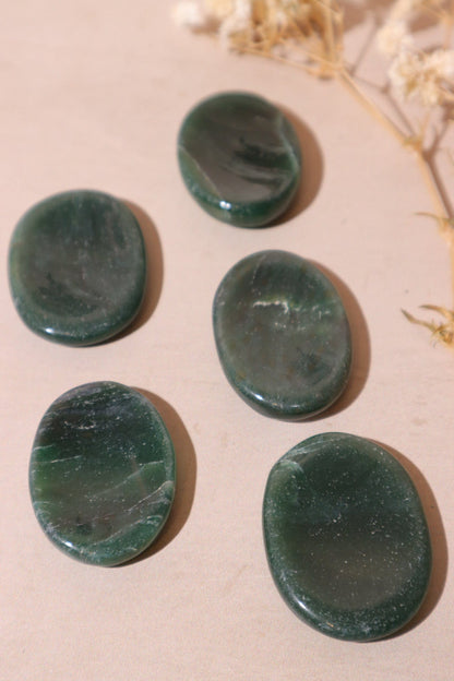 Dark Green Aventurine Worry Stones OUTLET Worry Stones Tali & Loz