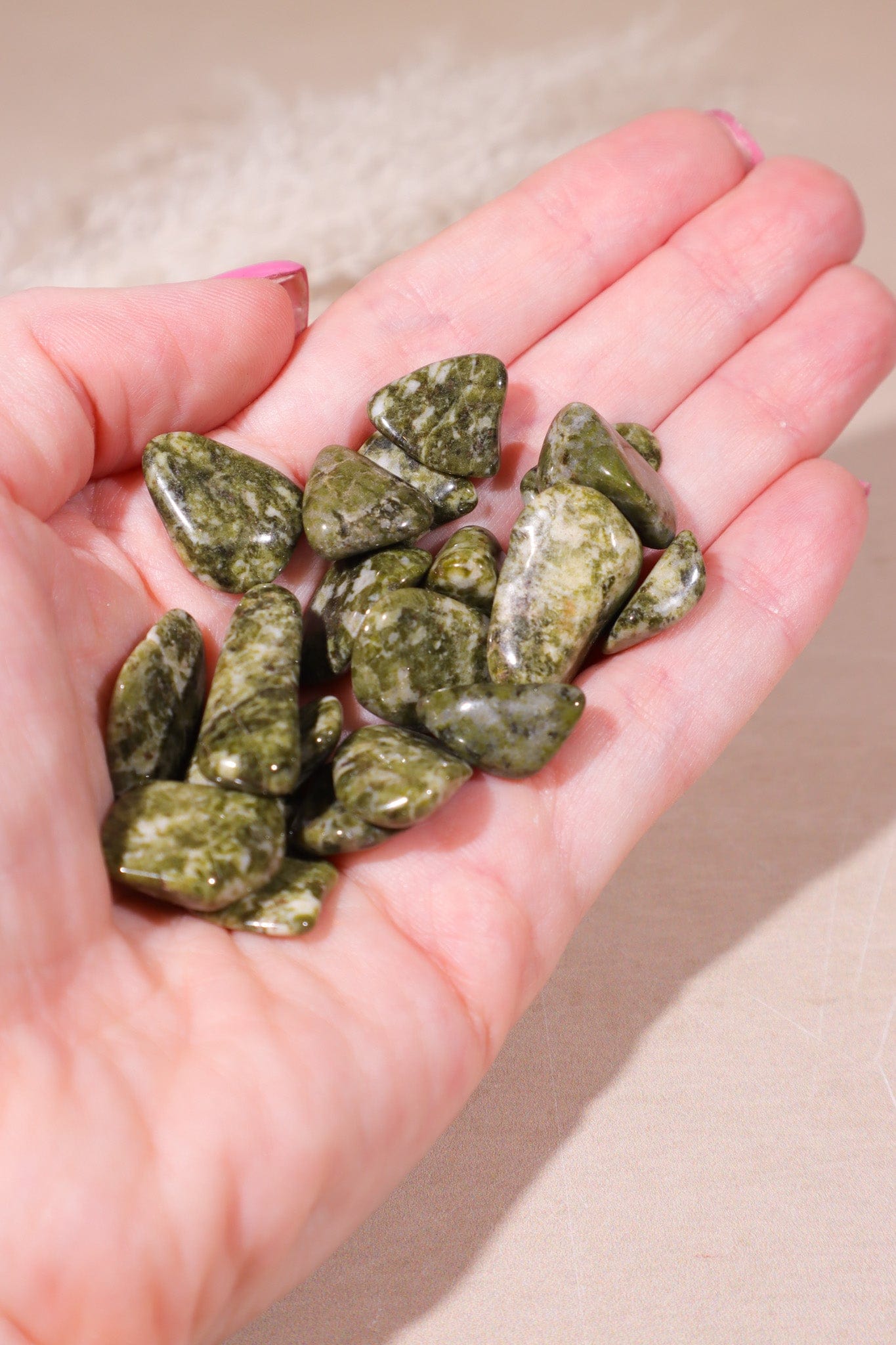 Epidote Tumblestones 20-30mm Tumblestones Tali & Loz Crystals