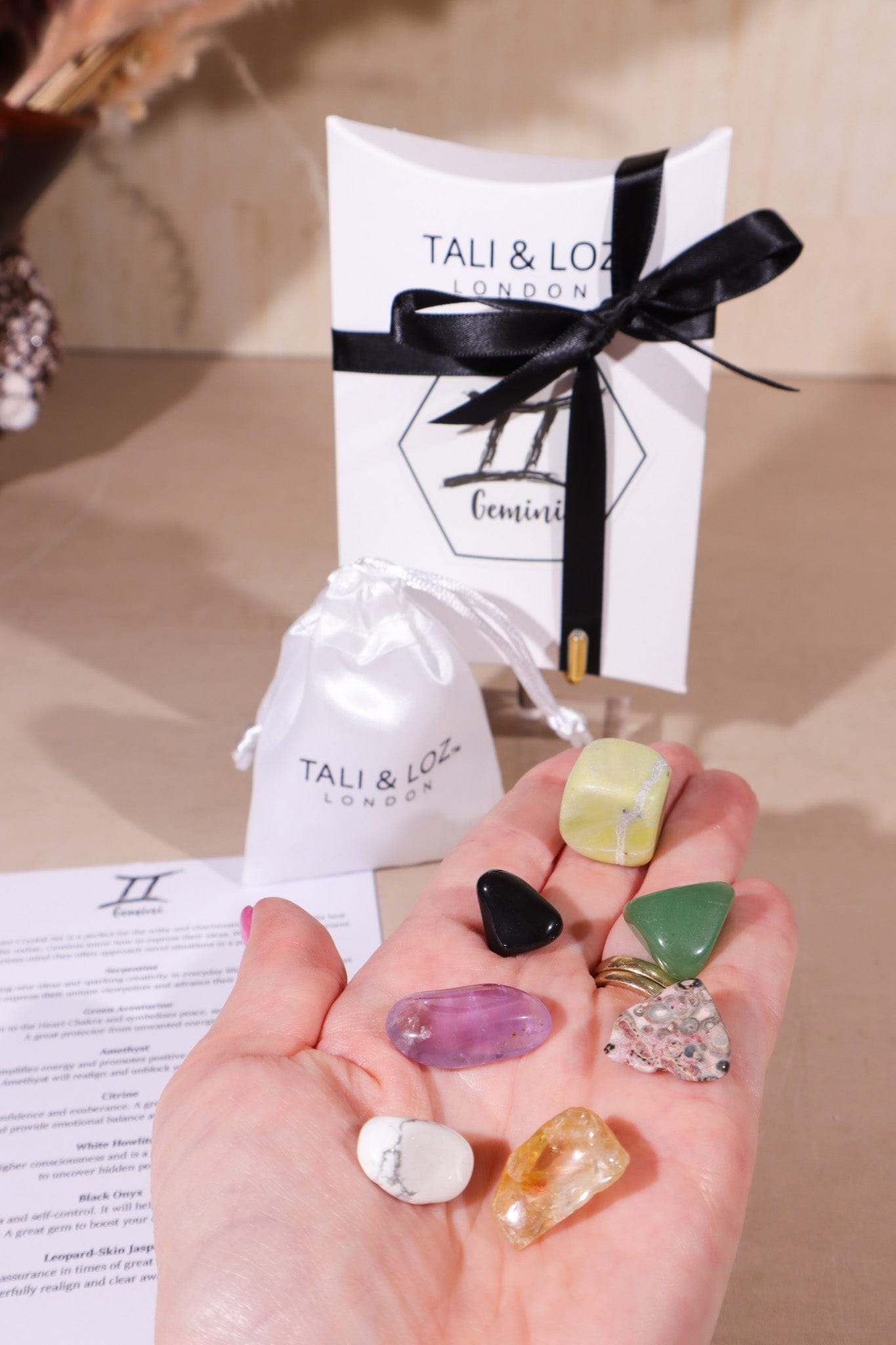 Gemini Zodiac Crystal Set Crystal Sets Tali & Loz