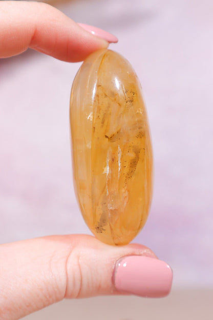 Golden Healer Quartz Palmstone 5.5cm Worry stones Tali & Loz Crystals