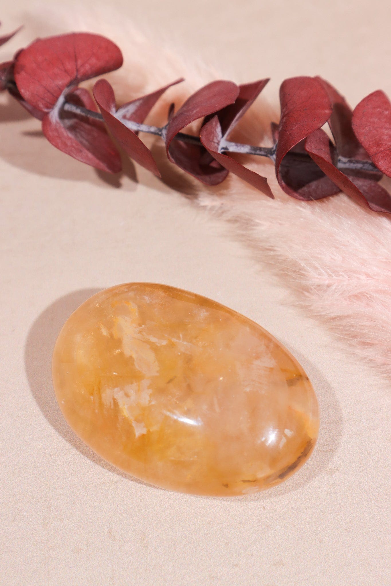 Golden Healer Quartz Palmstone 5.5cm Worry stones Tali & Loz Crystals